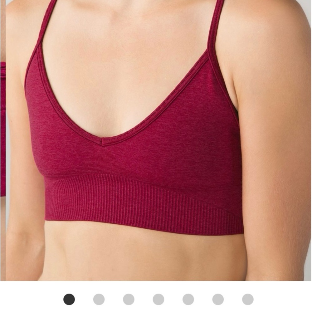 Lululemon Ebb To Street Bra. Heathered Bumble Berry. Size 6/8. EUC